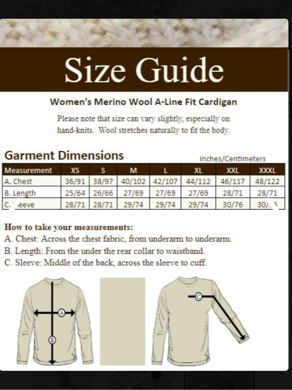 ARAN Women's Merino Wool A-Line Fit Cardigan Sweater Size XXL off-white Ireland - Picture 14 of 15